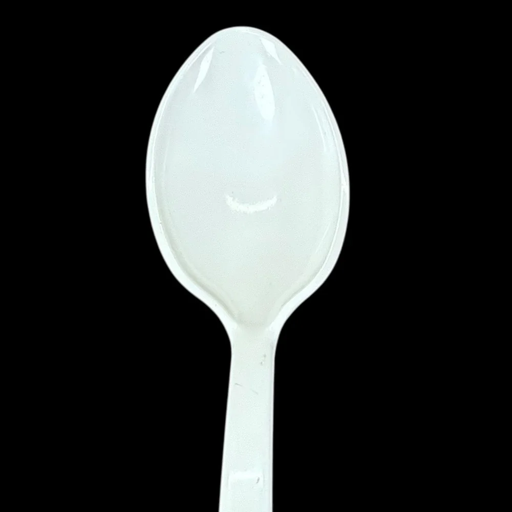 Vintage UltraTemp White Solid Serving Cooking‎ Spoon Plastic Robinson USA READ